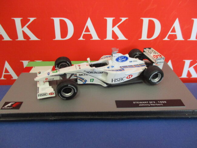 Die cast 1/43 Modellino Auto F1 Stewart SF3 1999 J. Herbert