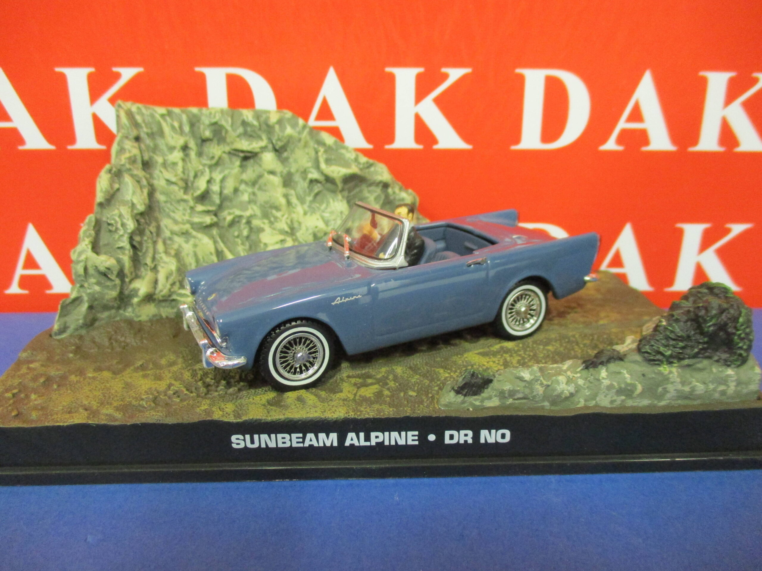 Die cast 1/43 Modellino Auto 007 James Bond Sunbeam Alpine - DR NO