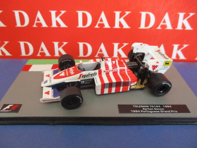 Die cast 1/43 Modellino Auto F1 Toleman TG184 GP Portugal 1984 A. Senna