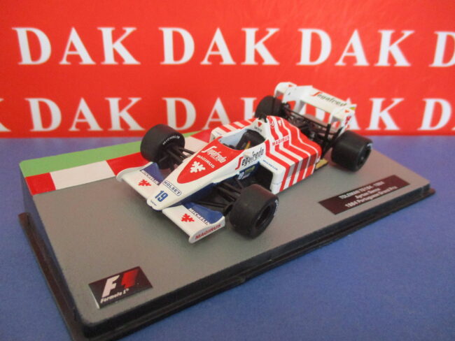 Die cast 1/43 Modellino Auto F1 Toleman TG184 GP Portugal 1984 A. Senna - immagine 2