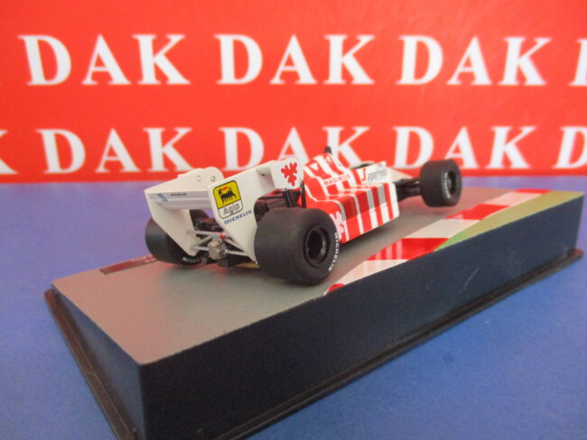 Die cast 1/43 Modellino Auto F1 Toleman TG184 GP Portugal 1984 A. Senna - immagine 3