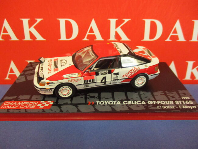 Die cast 1/43 Modellino Auto Toyota Celica GT4 ST165 Rally 1000 Laghi 1990 Sainz