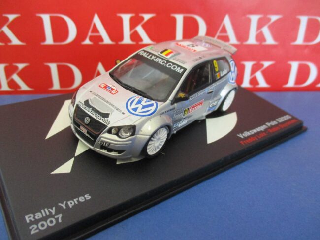 Die cast 1/43 Modellino Auto Volkswagen Polo S2000 Rally Ypres 2007 F. Loix - immagine 2