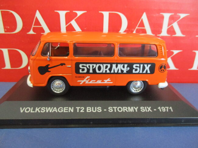 Die cast 1/43 Modellino Furgone Volkswagen T2 Bus Stormy Six 1971