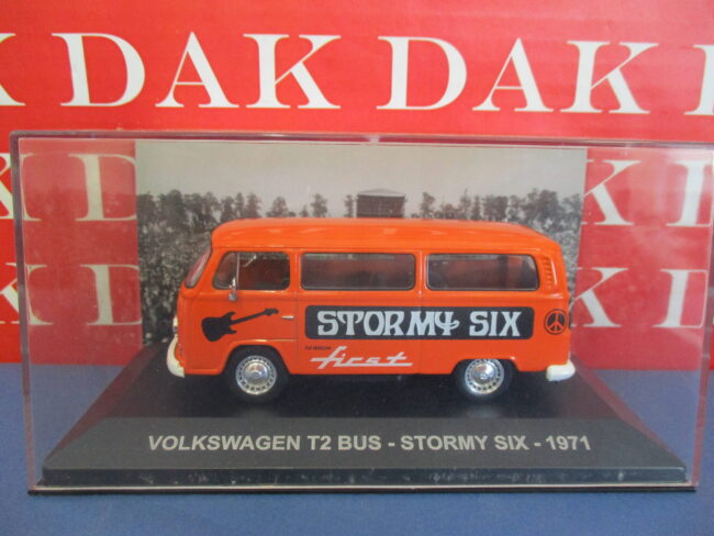 Die cast 1/43 Modellino Furgone Volkswagen T2 Bus Stormy Six 1971 - immagine 5