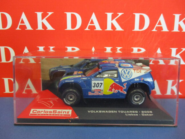 Die cast 1/43 Modellino Auto Volkswagen Touareg 2000 Red Bull Dakar 2006 C.Sainz - immagine 4