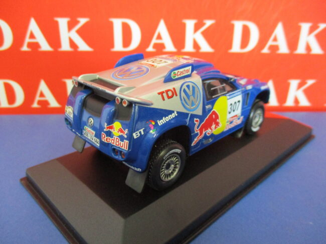 Die cast 1/43 Modellino Auto Volkswagen Touareg 2000 Red Bull Dakar 2006 C.Sainz - immagine 3