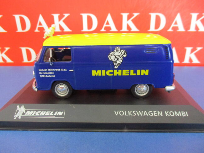 Die cast 1/43 Modellino Furgone Volkswagen Transporter T2 Michelin - immagine 2