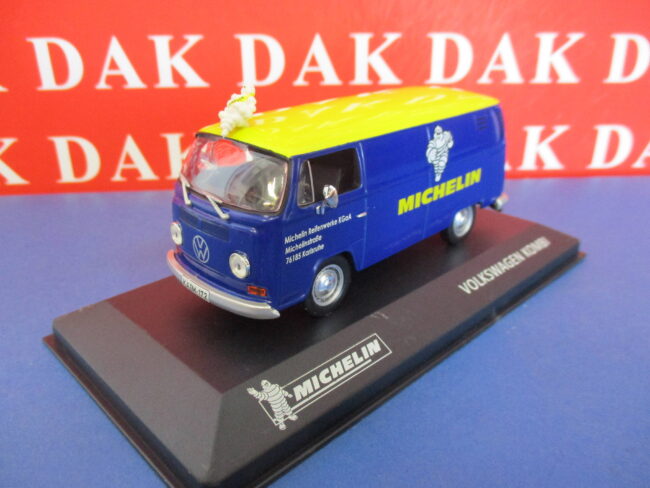 Die cast 1/43 Modellino Furgone Volkswagen Transporter T2 Michelin