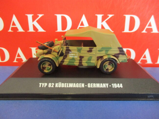 Die cast 1/43 Modellino Auto Volkswagen Typ 82 Kubelwagen Germany 1944