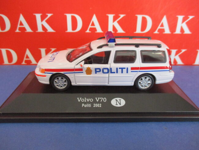 Die cast 1/43 Modellino Auto Polizia Police Volvo V70 SW 2002 Norway