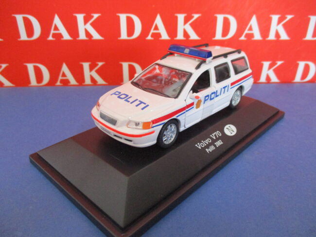 Die cast 1/43 Modellino Auto Polizia Police Volvo V70 SW 2002 Norway - immagine 2