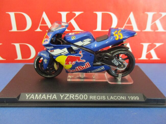 Die cast 1/24 Modellino Moto GP Yamaha YZR500 Regis Laconi 1999