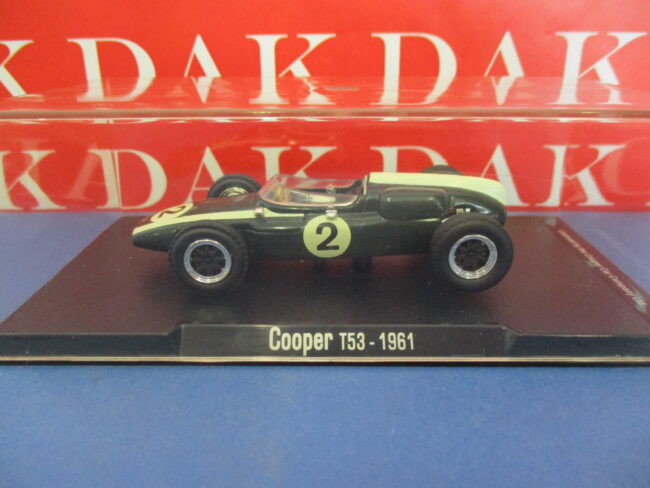 Die cast 1/43 Modellino Auto F1 Cooper T53 N2 1961 J. Surtees - immagine 4