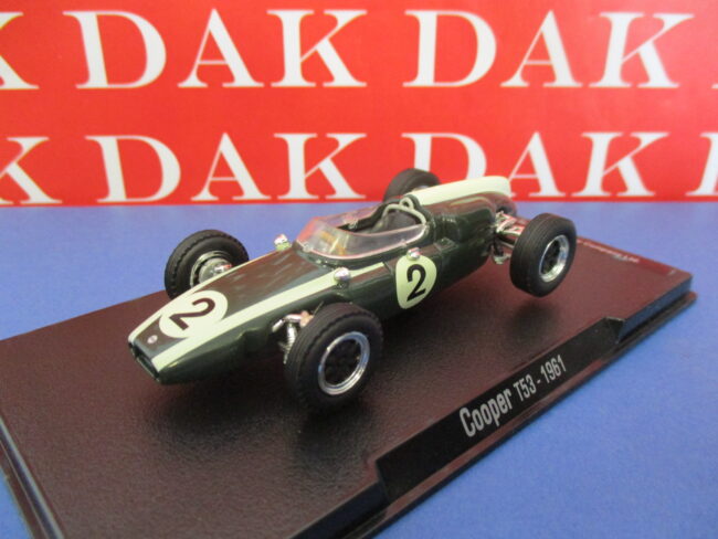 Die cast 1/43 Modellino Auto F1 Cooper T53 N2 1961 J. Surtees - immagine 2