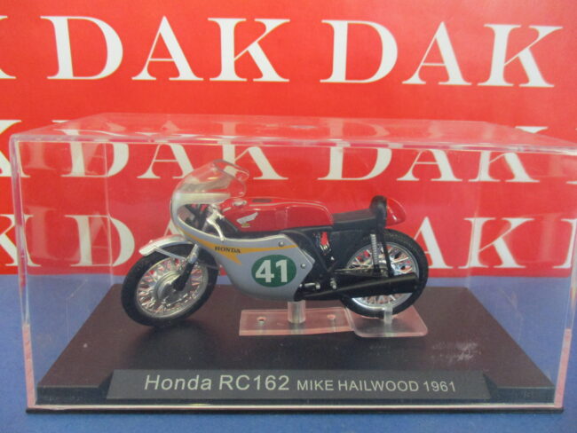 Die cast 1/24 Modellino Moto GP Honda RC 162 Mike Hailwood 1961 - immagine 4