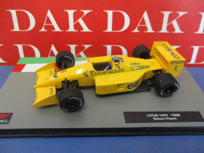 Die cast 1/43 Modellino Auto F1 Lotus 100T 1988 N. Piquet