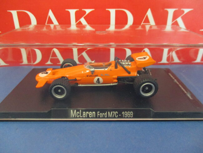 Die cast 1/43 Modellino Auto F1 McLaren Ford 7C 1969 B. McLaren - immagine 4