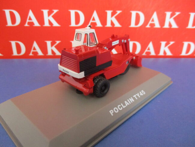 Die cast 1/72 Modellino Escavatore Gommato Poclain TY 45 - immagine 3