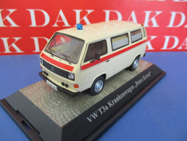 Die cast 1/43 Modellino Volkswagen T3a Ambulanza Ambulance Rotes Kreuz