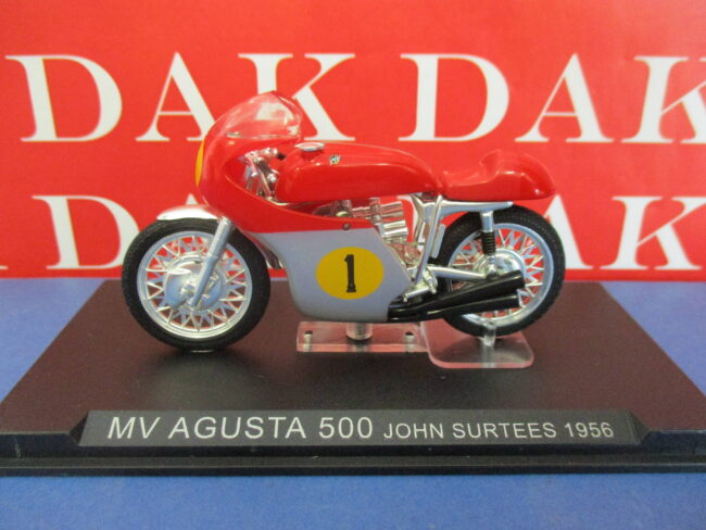 Die cast 1/24 Modellino Moto MV Agusta 500 John Surtees 1956