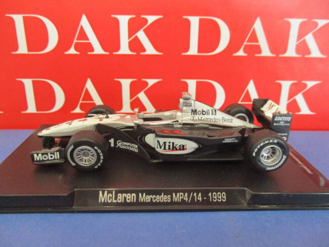 Die cast 1/43 Modellino Auto F1 McLaren Mercedes MP4/14 1999 Hakkinen by RBA