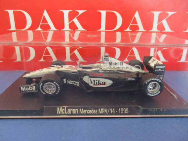 Die cast 1/43 Modellino Auto F1 McLaren Mercedes MP4/14 1999 Hakkinen by RBA - immagine 4