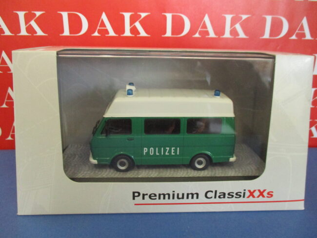 Die cast 1/43 Modellino Bus Polizia Police Polizei Volkswagen LT28 Hochdachbus - immagine 5