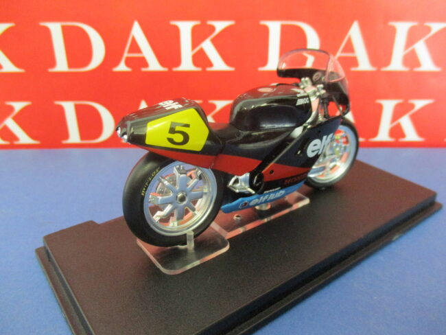 Die cast 1/24 Modellino Moto Elf-2 Honda Ron Haslam 1985 - immagine 3