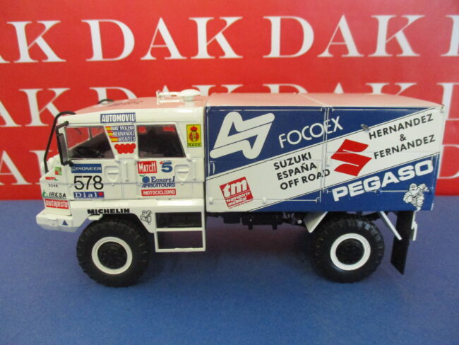 Die cast 1/43 Modellino Camion Truck Pegaso 3046 Rally Paris Dakar 1990