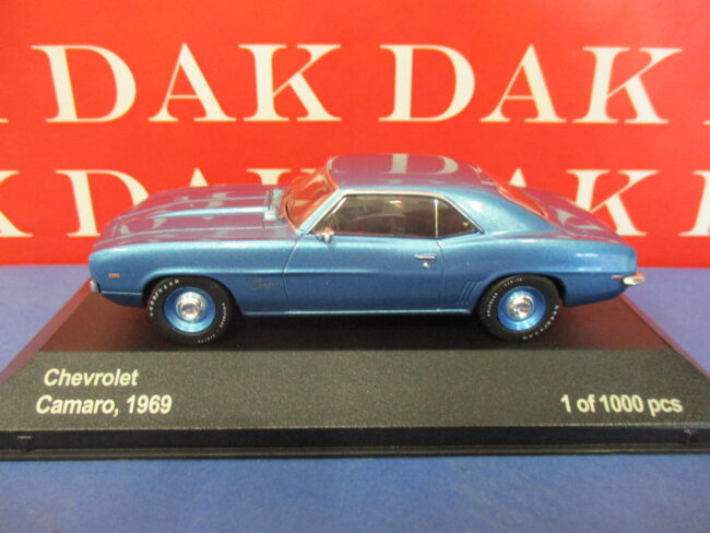 Die cast 1/43 Modellino Auto Chevrolet Camaro Coupe 1969 by White Box