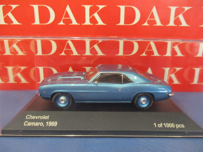 Die cast 1/43 Modellino Auto Chevrolet Camaro Coupe 1969 by White Box - immagine 4