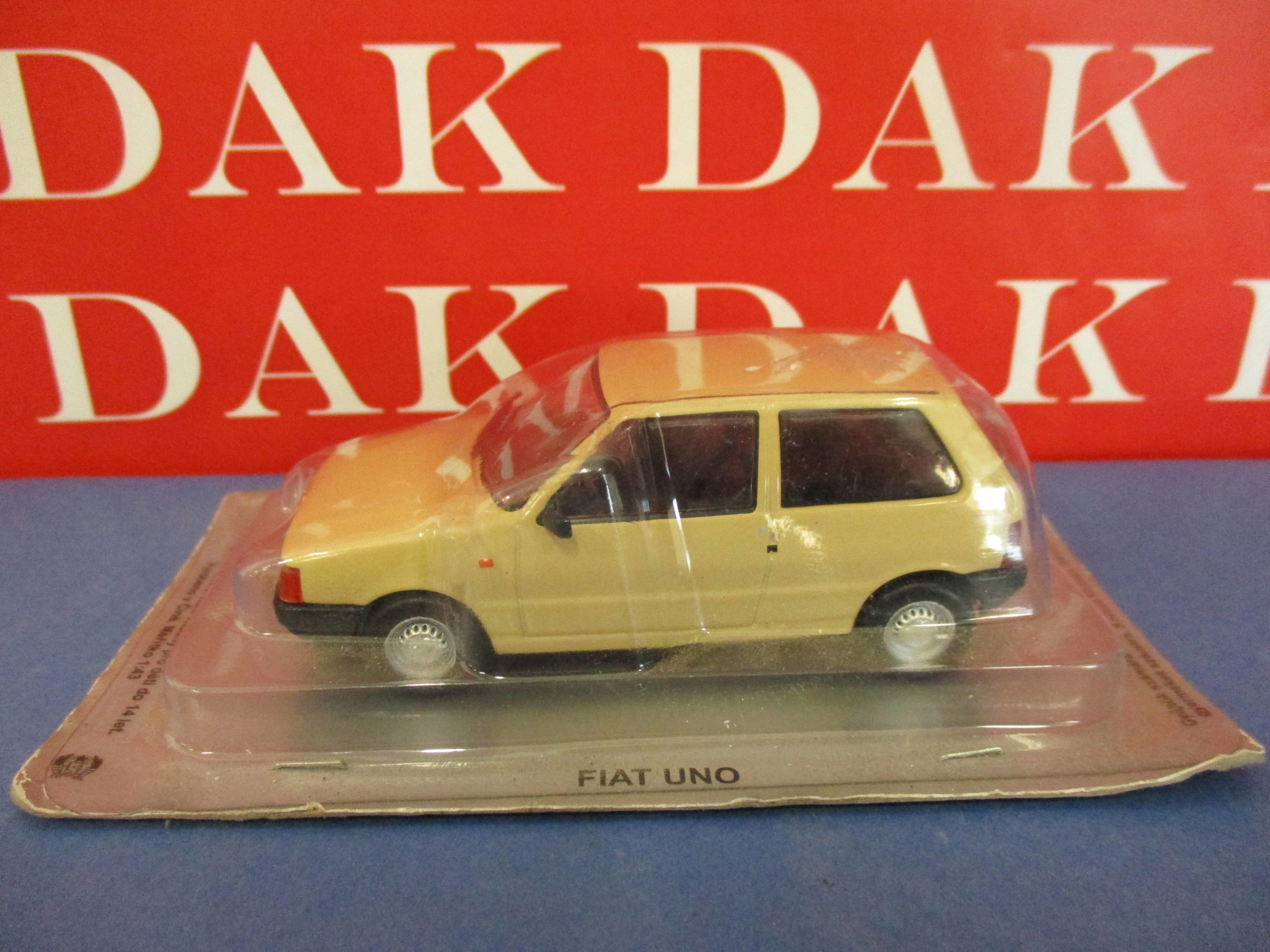 Die cast 1/43 Modellino Auto Fiat Uno 3P Blue Metallic 1983 by