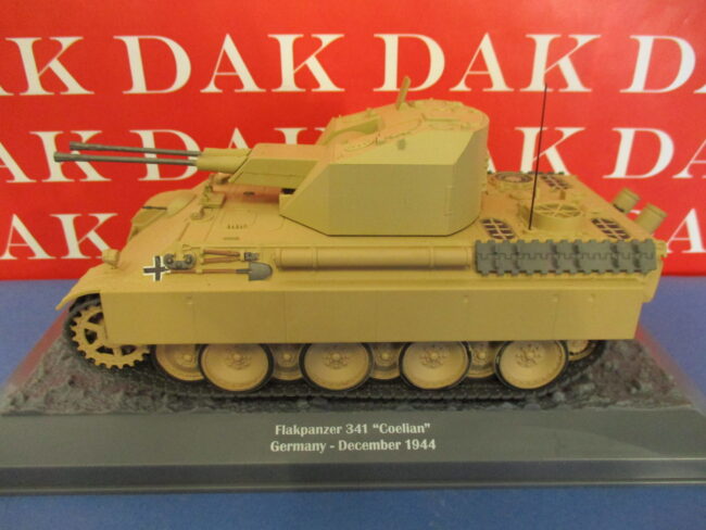 Die cast 1/43 Modellino Carro Armato Tank Flakpanzer 341 Coelian Germany 1944