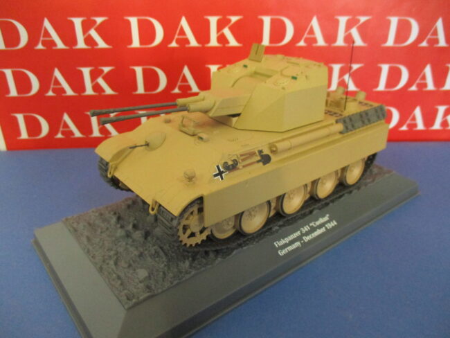 Die cast 1/43 Modellino Carro Armato Tank Flakpanzer 341 Coelian Germany 1944 - immagine 2