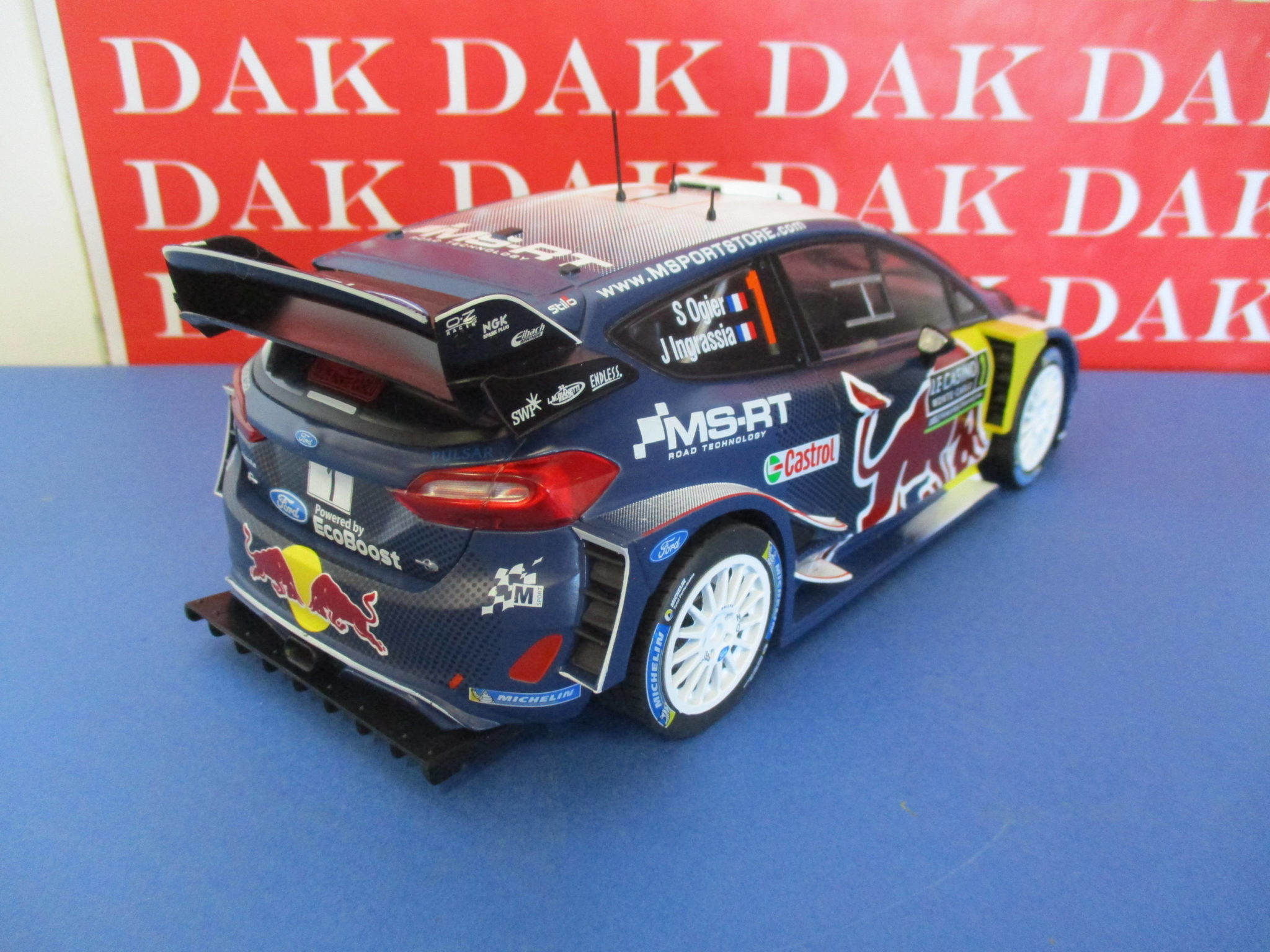 Die cast 1/18 Modellino Auto Ford Fiesta WRC Rally Monte Carlo 2018 S ...