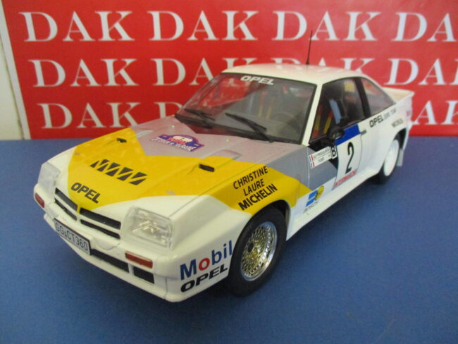 Die cast 1/18 Modellino Auto Opel Manta 400 Rally Criterium de Touraine 1985