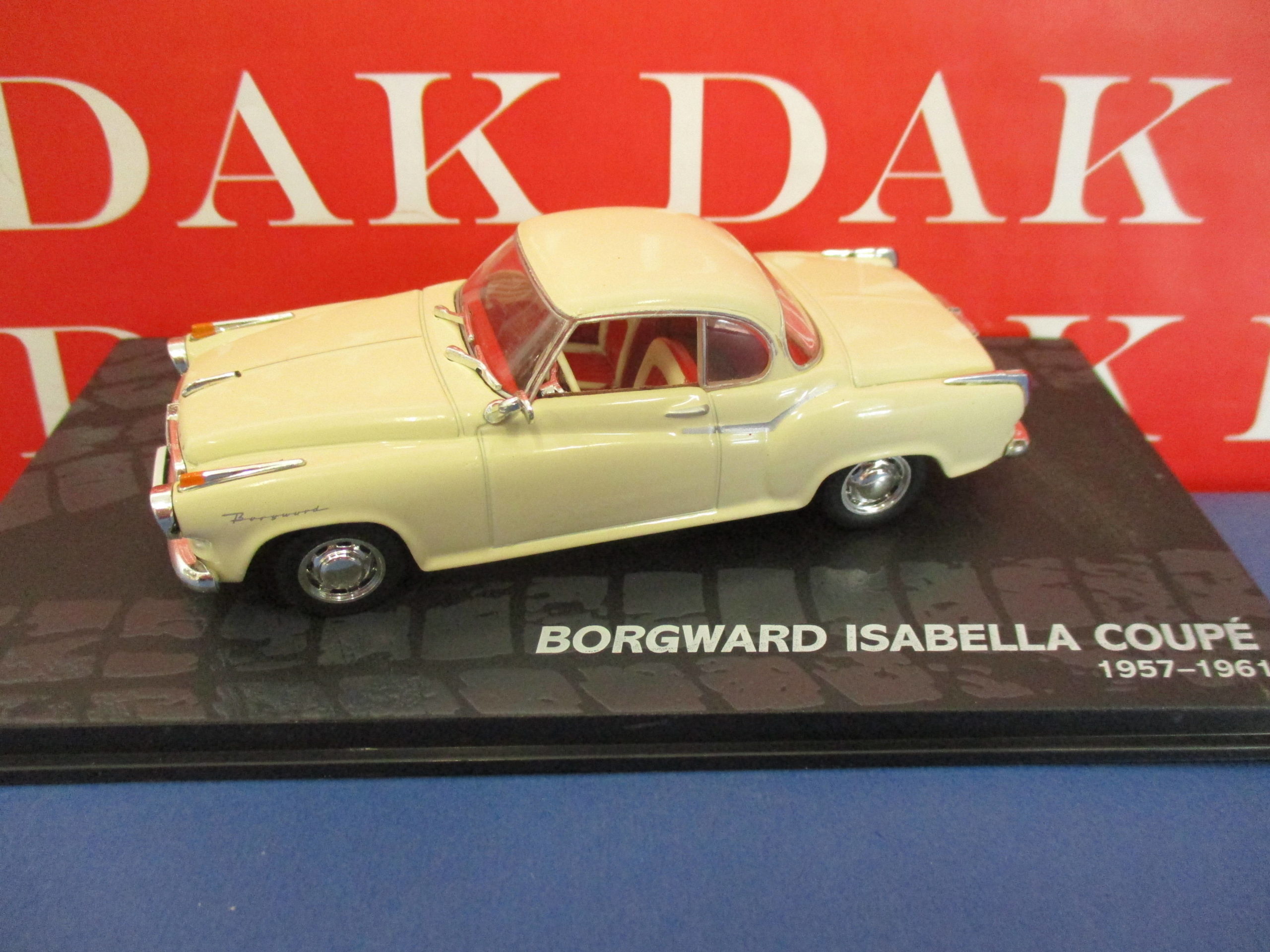Die cast 1/43 Modellino Auto Borgward Isabella Coupe 1957-1961