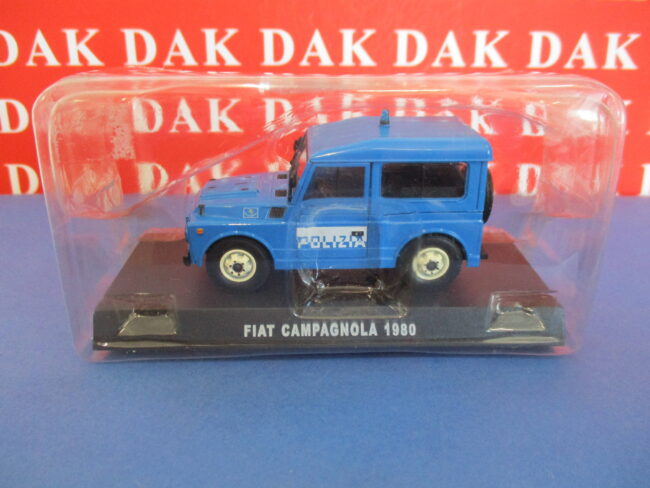 Die cast 1/43 Modellino Auto Polizia Police Fiat Campagnola 1980 - immagine 4