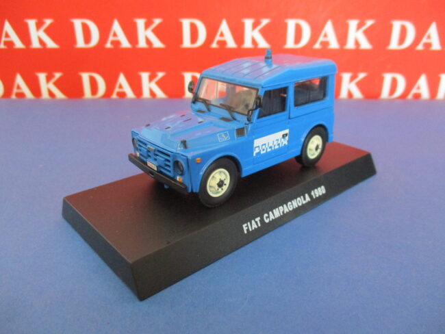 Die cast 1/43 Modellino Auto Polizia Police Fiat Campagnola 1980 - immagine 2