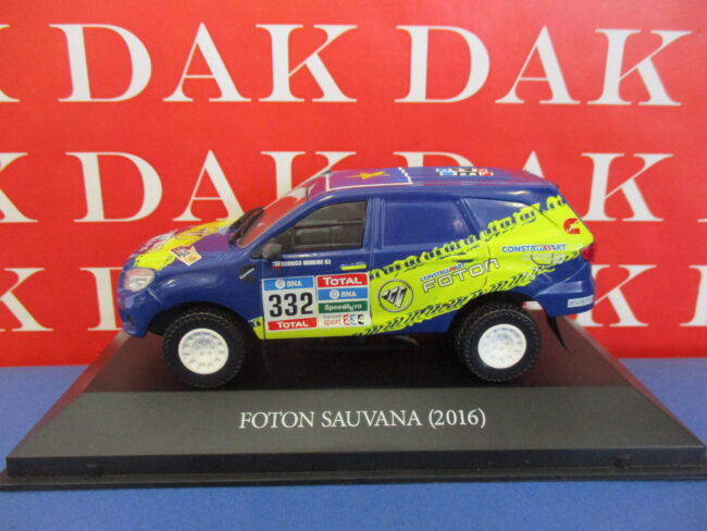 Die cast 1/43 Modellino Auto Foton Sauvana Rally Dakar 2016 Moreno