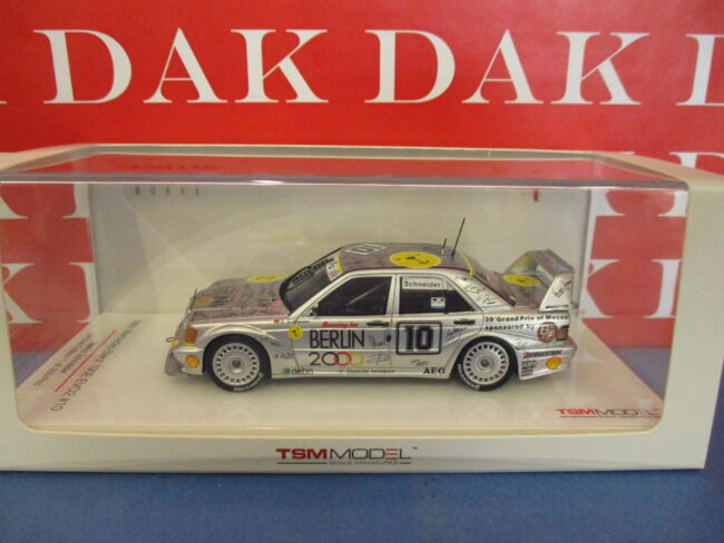 1/43 Modellino Auto Mercedes 190E EVO2 Macau GP 1992 B. Schneider by TSM - immagine 5