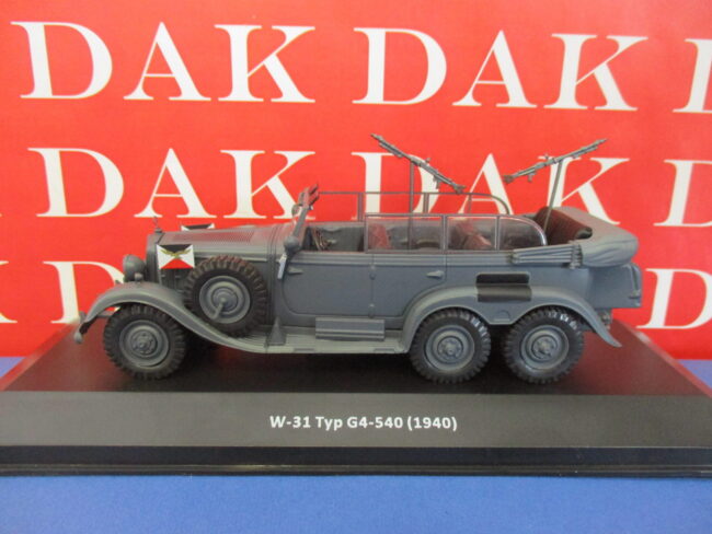 Die cast 1/43 Modellino Auto Mercedes W-31 Typ G4-540 6 Wheels Luftwaffe 1940