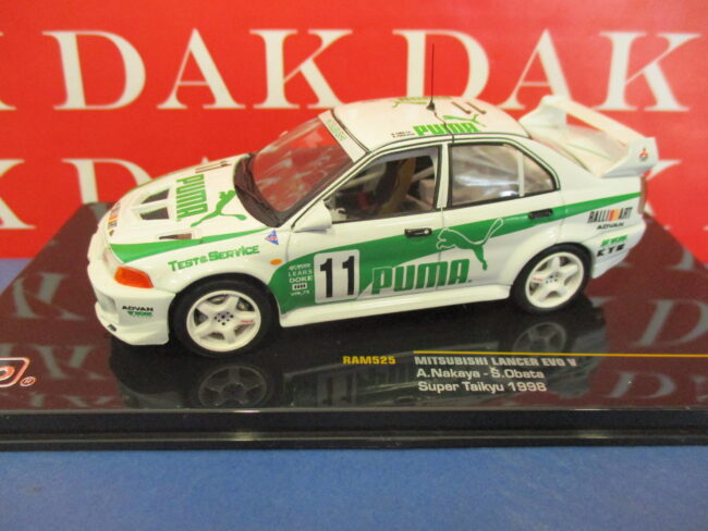 Die cast 1/43 Modellino Auto Mitsubishi Lancer EVO V Super Taikyu 1998 A. Nakaya