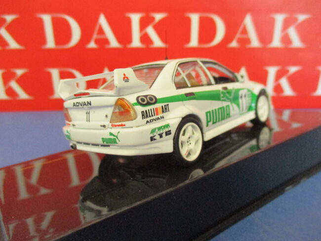 Die cast 1/43 Modellino Auto Mitsubishi Lancer EVO V Super Taikyu 1998 A. Nakaya - immagine 3