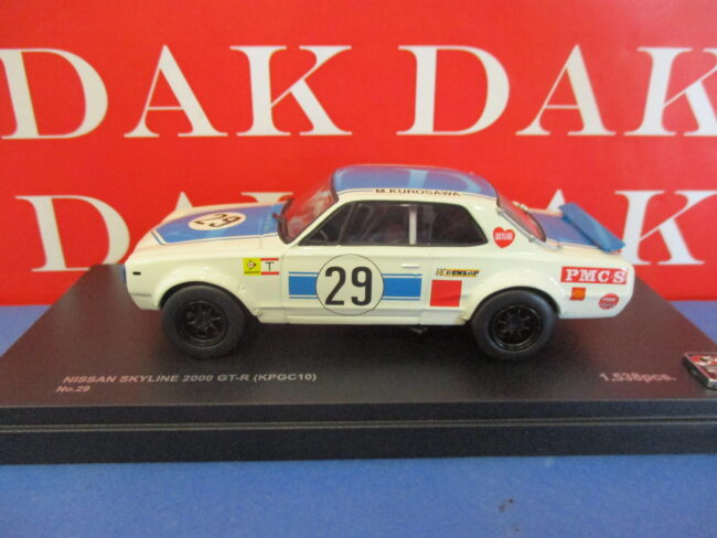 Die cast 1/43 Modellino Auto Nissan Skyline 2000 GT-R N29 by Kyosho