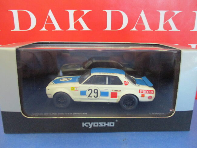 Die cast 1/43 Modellino Auto Nissan Skyline 2000 GT-R N29 by Kyosho - immagine 5