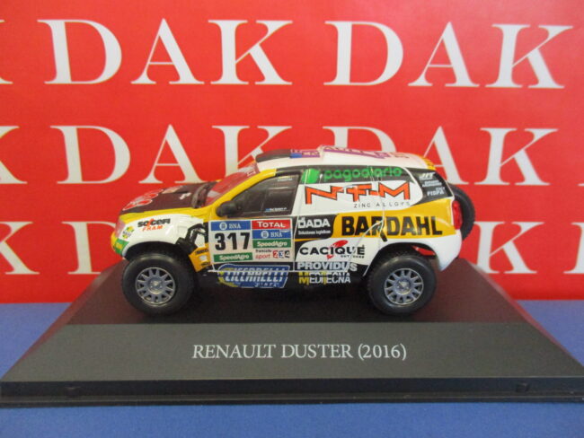 Die cast 1/43 Modellino Auto Renault Duster Rally Dakar 2016