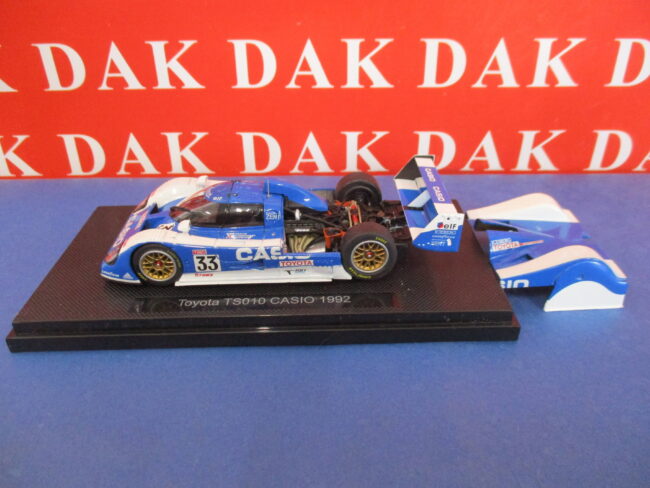 Die cast 1/43 Modellino Auto Toyota TS010 Casio 24H Le Mans 1992 by Ebbro - immagine 4