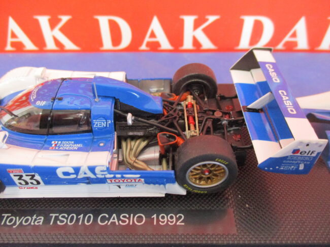 Die cast 1/43 Modellino Auto Toyota TS010 Casio 24H Le Mans 1992 by Ebbro - immagine 5